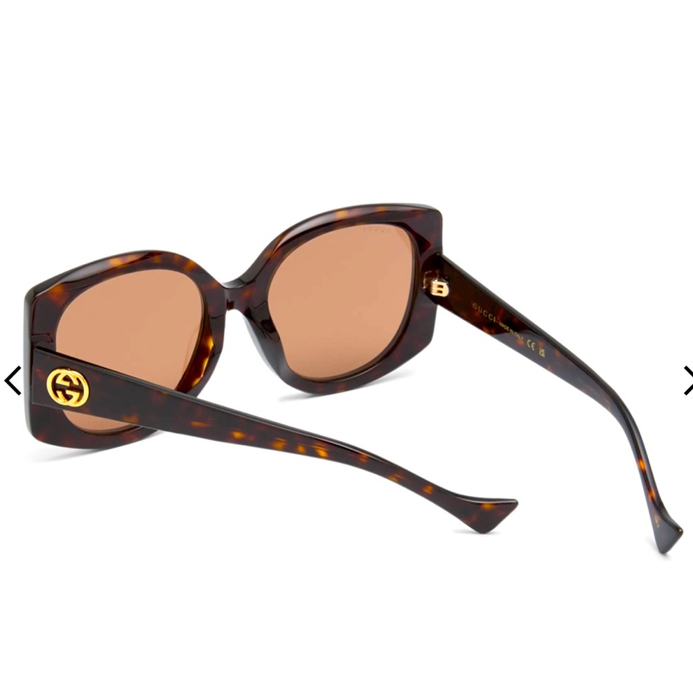 Gucci Raised Interlocking Gg Acetate Butterfly Su… - image 2